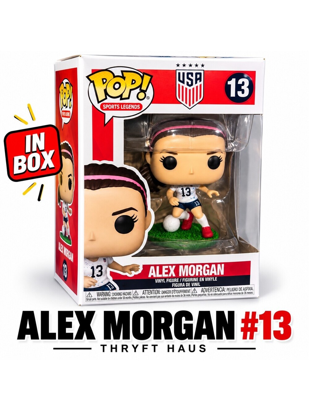 Funko Pop! Sports Legends Alex Morgan Vinyl Figure #13